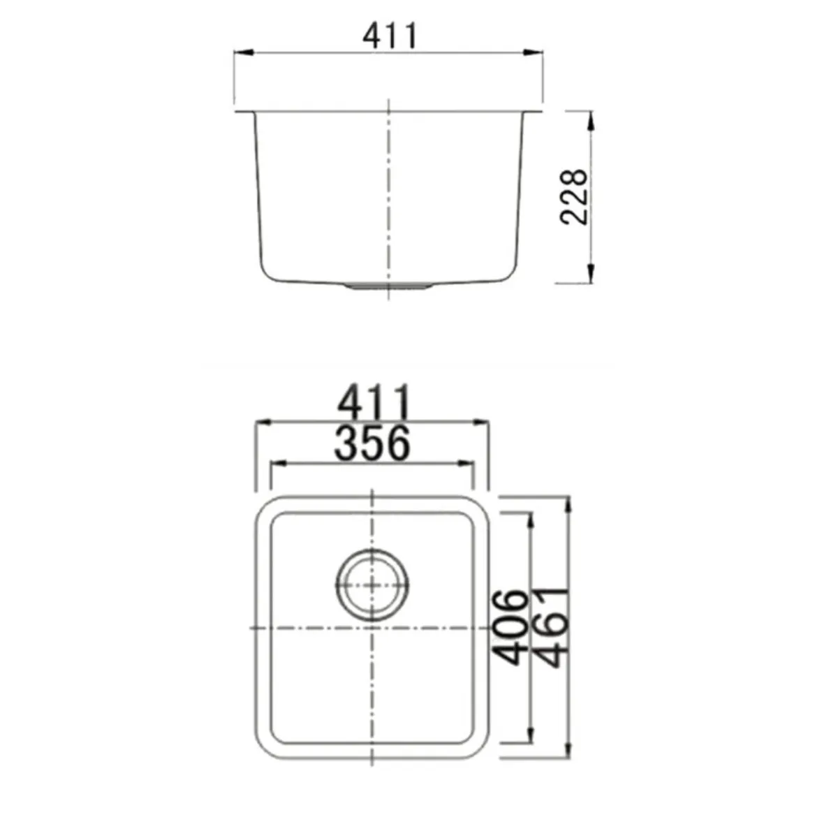 Fidelis FSD-22001 Stainless Steel Sink - view 2